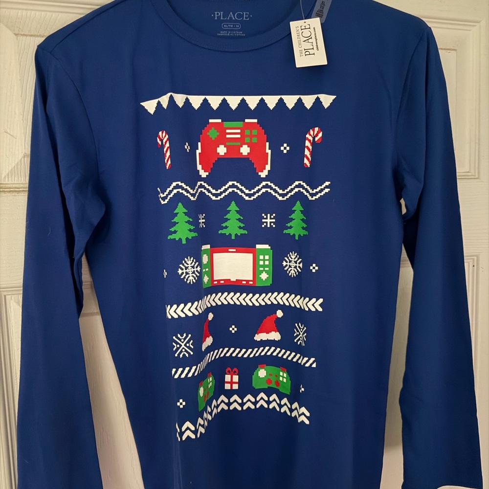 Place Royal Blue Holiday Gamer Graphic Tee